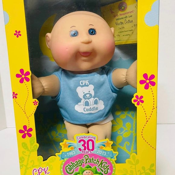 CABBAGE PATCH KIDS CUDDLE~celebrating 30 years~ NEWBORNS~NIB~ 2013~HECTOR ARTHUR - Picture 2 of 10